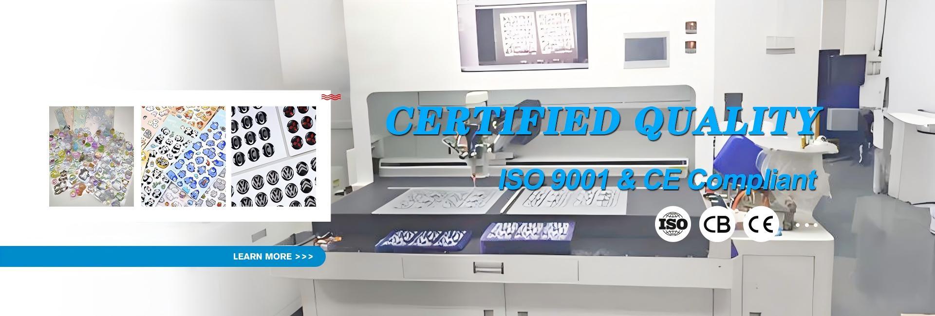Quality Sticker Doming Machine factory